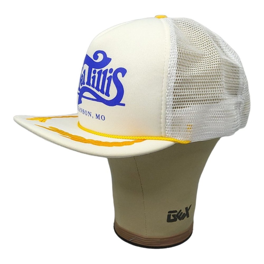 Vintage Mel Tillis Mesh Snapback Cap Trucker Foam Hat Branson Scrambled Eggs - Picture 2 of 12